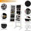 Garri Freestanding Solid Wood Jewelry Armoire