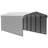 Steel Carport With 2 Side Wall Kits, 12X29X9-100015478