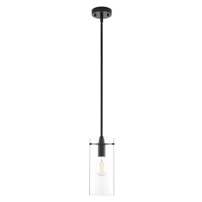 Luminaire suspendu cylindrique à 1 lumière Angelina