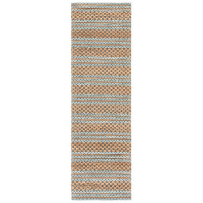 Martha Stewart 9528 Hand Tufted 40% Jute; 40% Wool; 20% Cotton Striped Rug