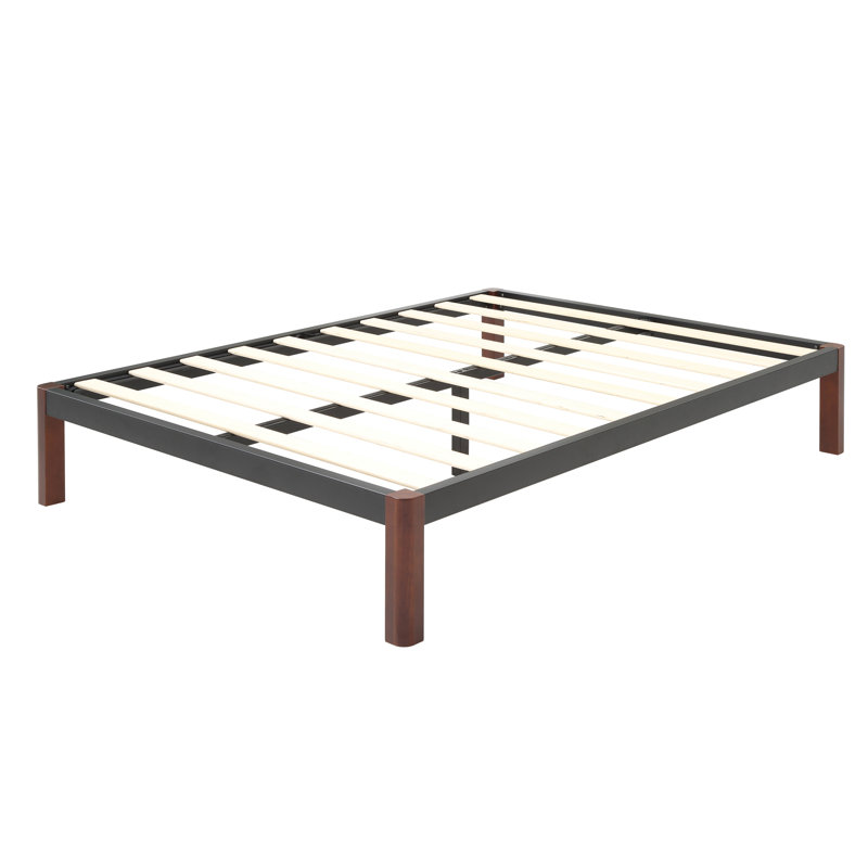 Base de lit plateforme en acier 14 po Harden, Double