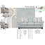 Repose-pieds Fusion Furniture Grande Mist