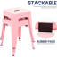 Tabourets de comptoir en métal 18 pouces, tabourets de classe empilables, chaises de salle à manger en métal sans dossier pour l'intérieur et l'extérieur, tabourets de bar de cuisine (ensemble de 2)-898822027-875976475