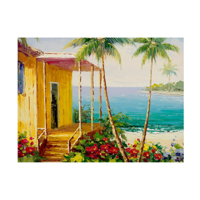 « palm harbor », reproduction d’art sur toile tendue