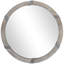 Miroir mural en bois, miroir rond décoratif de ferme pour la décoration murale dans le salon, la chambre à coucher