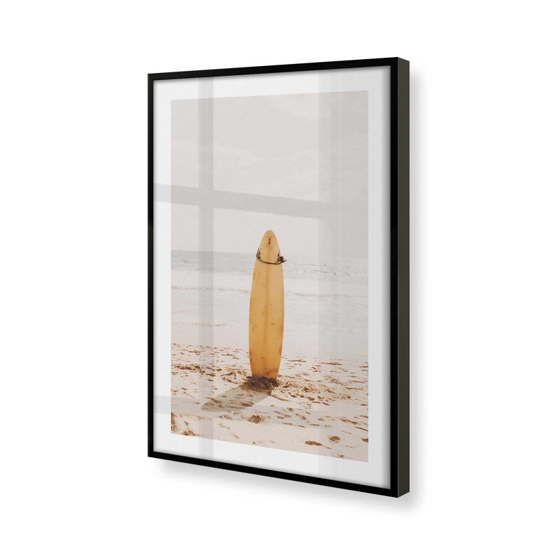 Imprimé solitaire, H 25 po x l 19 po x P 1,25 po, Cadre noir satiné