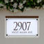 Frosted Crystal LED Lighted Trajan Engraved 2-Line Address Sign-462983670-462983669