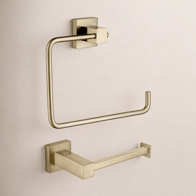 Cube 2-Piece Bathroom Hardware Set