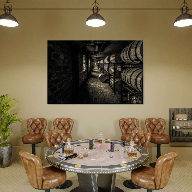 Whiskey Cellar Canvas Print, 39" H x 26" W x 1.25" D