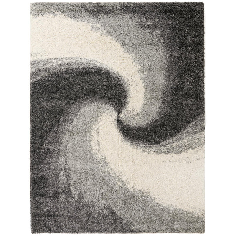 Abstract Indoor Rug, Rectangle 9'10" x 13'
