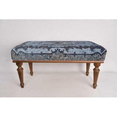 Cotton Upholstered Bench