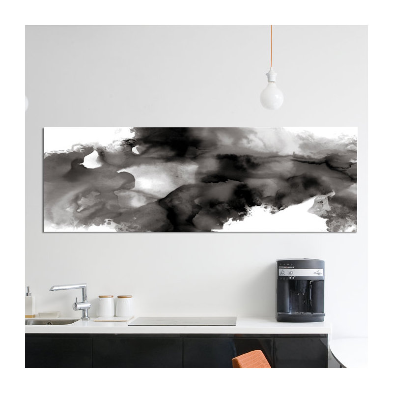 « mouvement », reproduction d’art sur toile, H 16 po x l 48 po x P 1,5 po