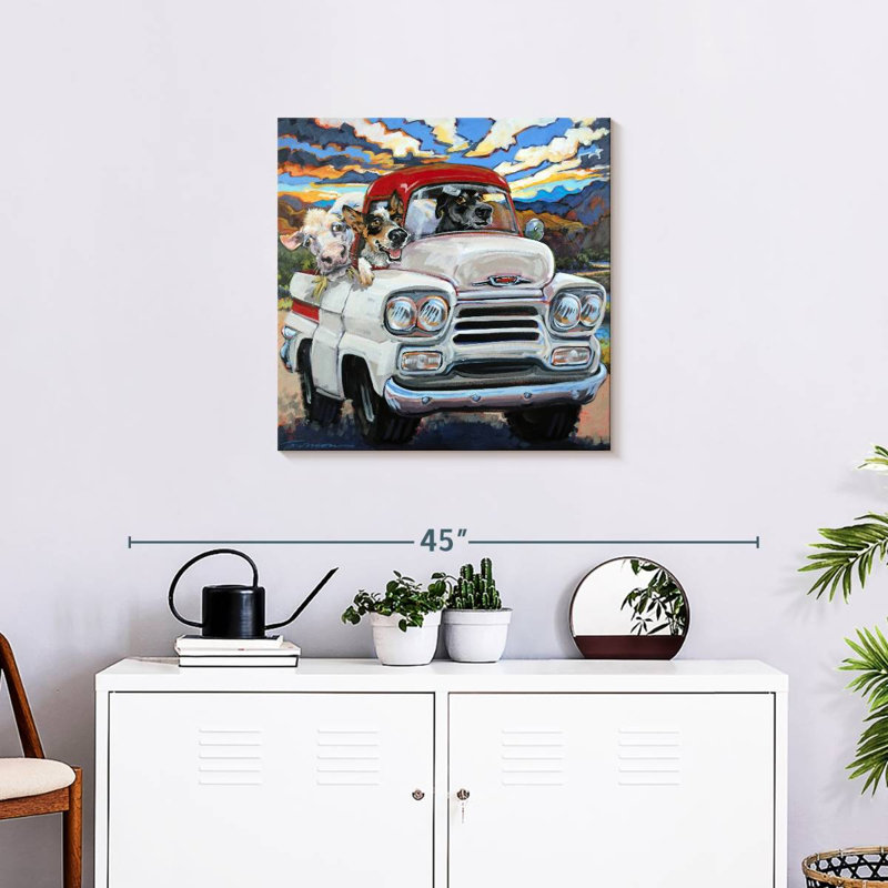 Ketti Cattle Drive, 24" H x 24" W