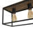 Delcina Industrial Rectangle Cage Flush Mount-639880919