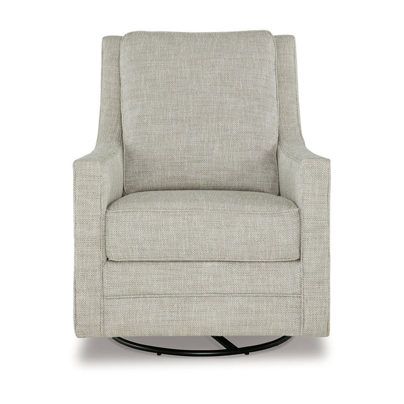 Fauteuil d'appoint pivotant rembourré Hutchens
