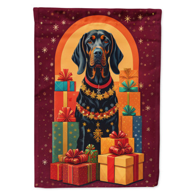 Double Sided 40'' H x 28'' W Polyester Christmas House Flag