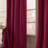 4Pcs Velvet Solid Color Metal Grommets Room Darkening Curtain Panels (Set of 4)-477720403-477720405