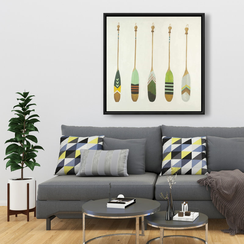 " Colorful Nautical Oars "