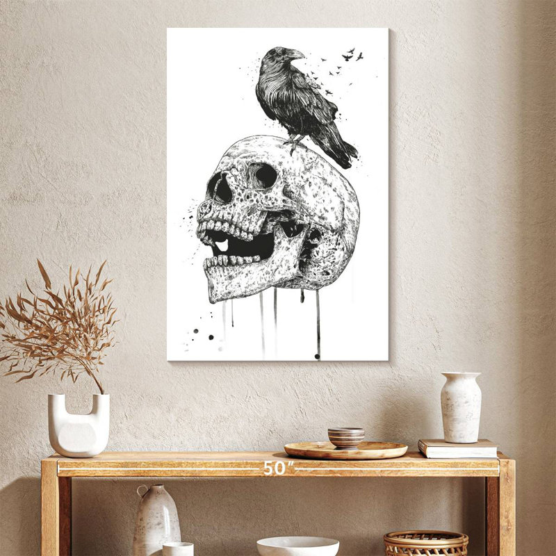 Hitzel New Skull, 39" H x 26" W