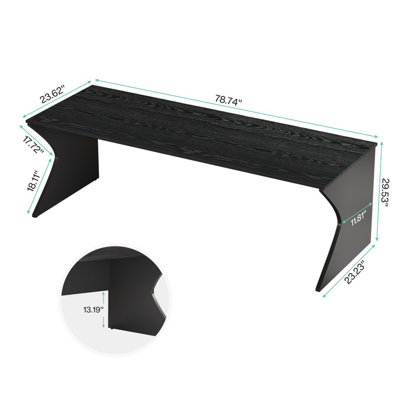 78.7 Inches Long Two Person-Computer Desk