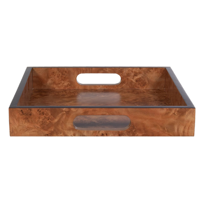 Square Decorative Tray, 2.50" H x 12" W x 12" D