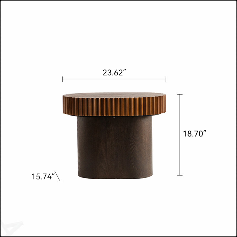 Ensemble de 2 tables basses gigognes Handcraft