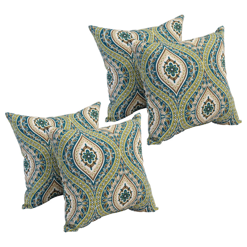 Coussin décoratif d'extérieur à motif cachemire intérieur / extérieur