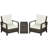 Wicker Table & Chairs