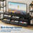 89" TV Stand with 6 Fabric Drawers & 4-Tier Shelves, Modern Entertainment Center for TVs up to 75"-530160107