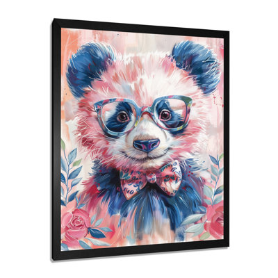 Curieux rose panda noir, portrait II