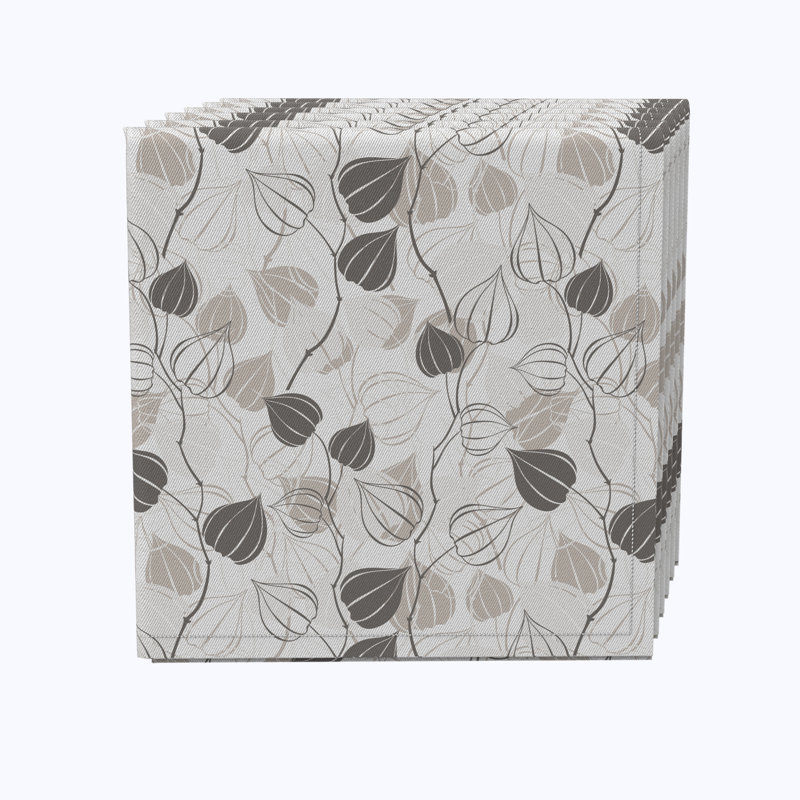 100% Cotton Floral Square Napkin