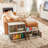 Foldable Plastic Home Storage Bins with Wheel-89058480-89058482