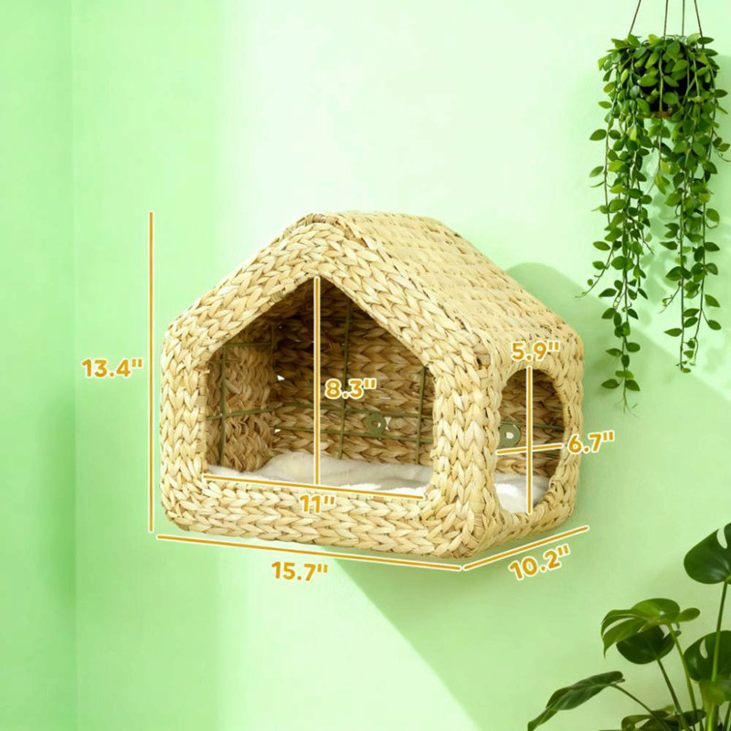 Maison de chat murale