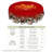 Merry Red Christmas Deluxe Design Washable Polyester Tablecloth-974290567