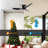 Turboflow 2" Flush Mount Ceiling Fan without light, 3 Reversible Blades, with 6 Speeds Reversible DC Motor,Low Profile Ceiling Fan with no light-280805176-280805180