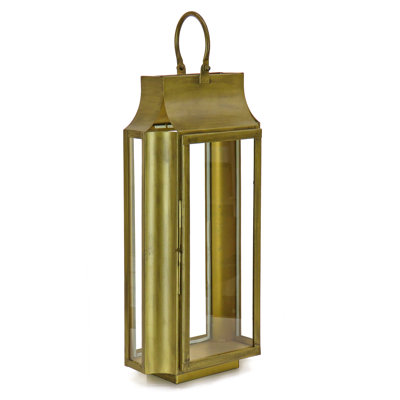 25.4'' H Stainless Steel Tabletop Lantern