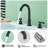 Vessel Sink Faucet 2-handle Bathroom Faucet with Drain Assembly-93528047