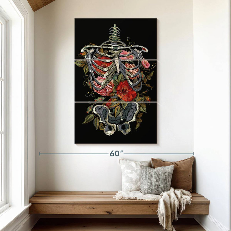Hitzel Flowering Skeleton, 50" H x 32" W