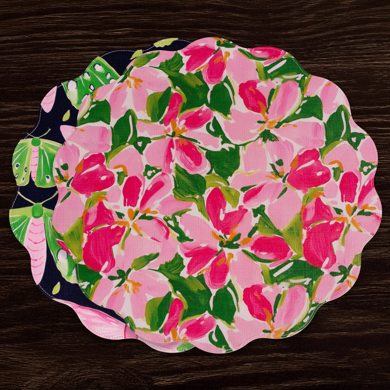 Vida Vinyl Round Placemats