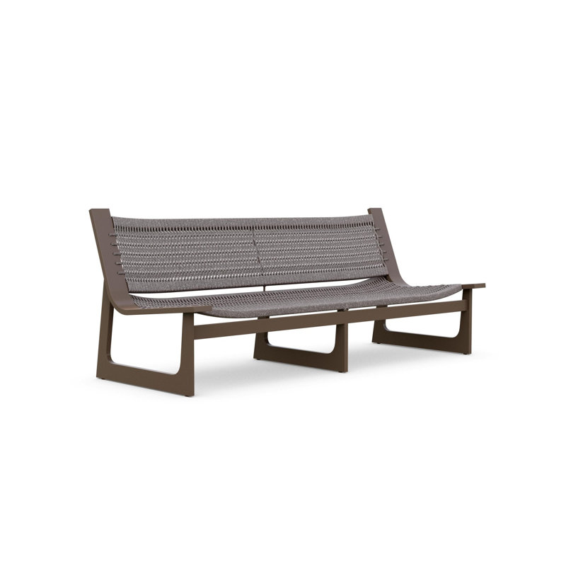 Cozumel 3 Seat Sofa, Matte Bronze