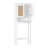 9"D X 24.6"W X 63.8"H Over The Toilet Storage Cabinet With Rattan Doors