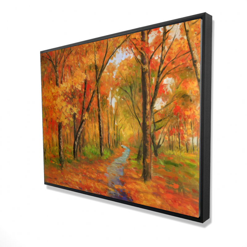 «Autumn Trail In The Forest», reproduction sur toile