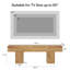 Meuble télé pour téléviseur de 55 po ou moins Farmhouse, consoles en bois pour le salon-2116605463