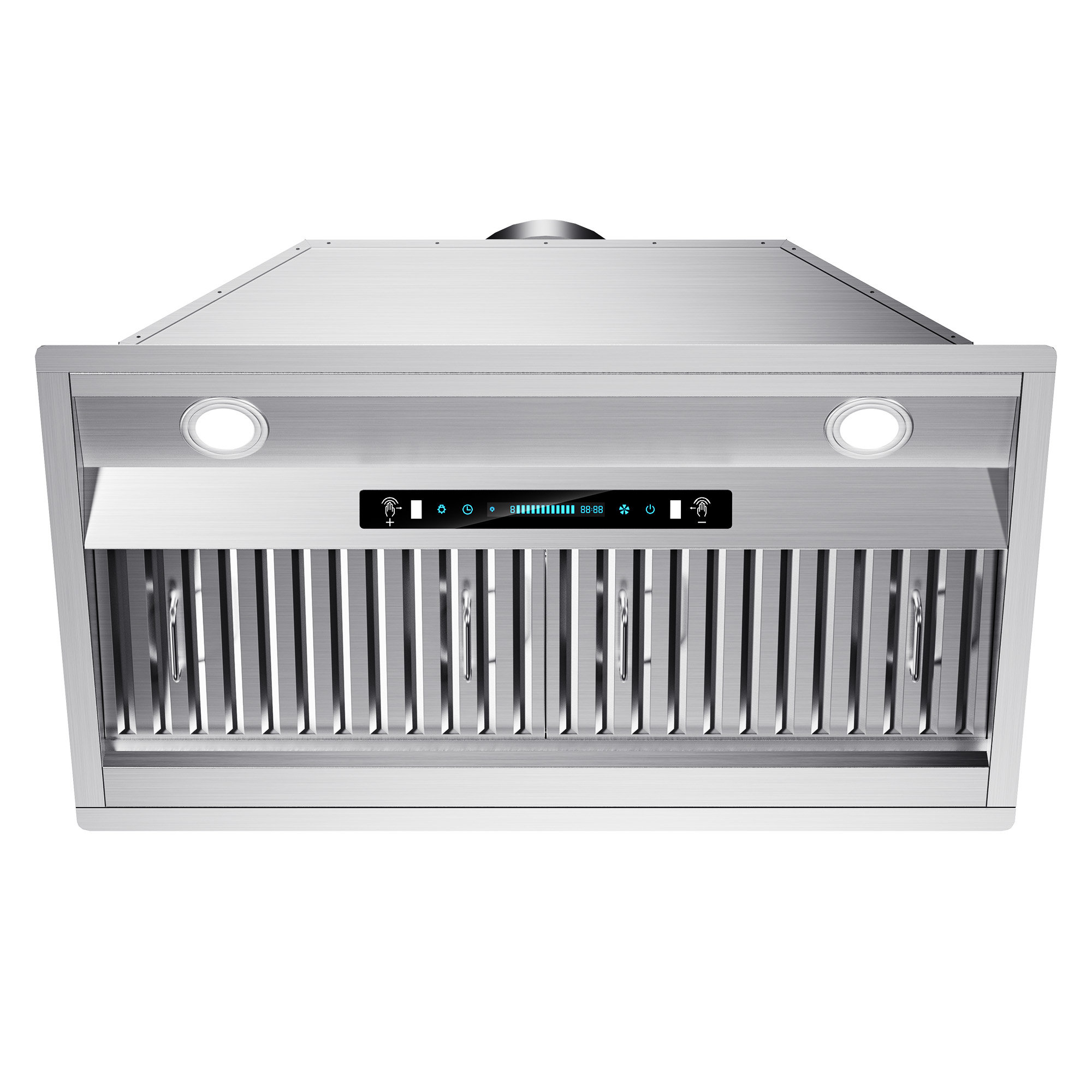 Terisitar 30 In. 400 CFM Convertible Insert Range Hood Stainless Steel ...