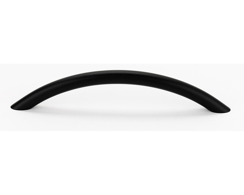 Poignée arquée Pull III, Noir mat, 5"