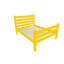 Kingsley Canary Yellow Solid Wood Twin Bed Frame — Twin, Yellow