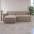 Berlare 2 - Piece Compression Upholstered Boneless Corduroy L-Shaped Modular Sectional Sofa Set – Fully Compressed, No Assembly Required-480882444-481251883