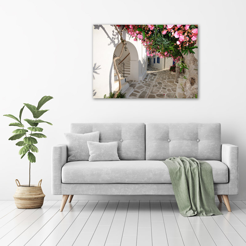 Charming Streets - Wrapped Canvas Print