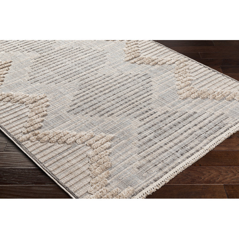 Abshir Moroccan Area Rug, Rectangle 7'10" x 10'