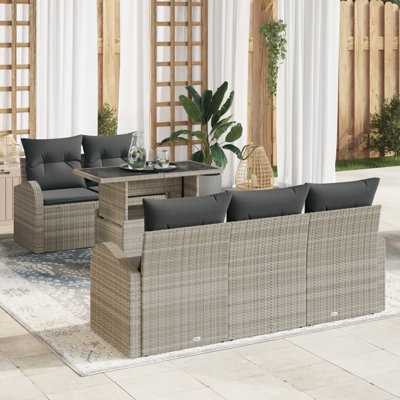 179cm Wide Patio Sofa with Cushions